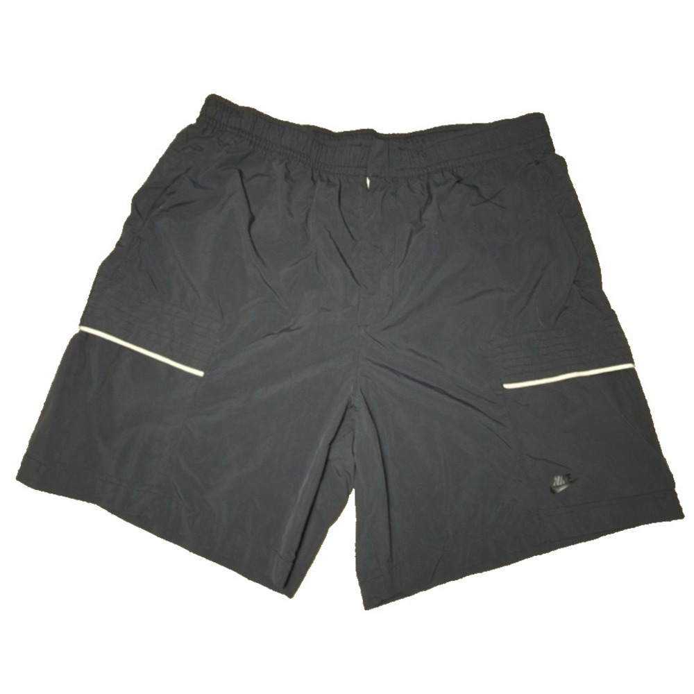 Nike Utility Cargo Shorts Mens XL Black DM6690 010 Vtg Retro Nylon Sportswear